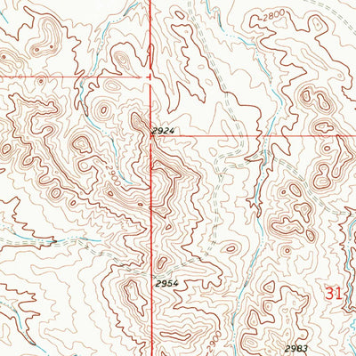 United States Geological Survey Forty Creek, MT (1969, 24000-Scale) digital map