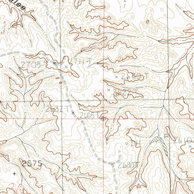 United States Geological Survey Fortyfour Coulee, MT (1983, 24000-Scale) digital map