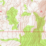 United States Geological Survey Fortynine Mountain, NV-CA (1966, 24000-Scale) digital map