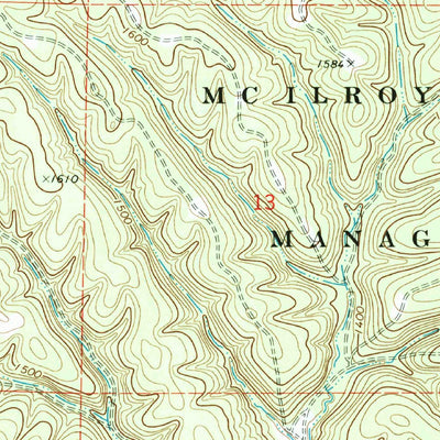 United States Geological Survey Forum, AR (1973, 24000-Scale) digital map