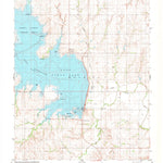 United States Geological Survey Foss Dam, OK (1983, 24000-Scale) digital map
