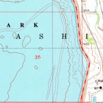 United States Geological Survey Foss Dam, OK (1983, 24000-Scale) digital map