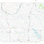 United States Geological Survey Foss Reservoir, OK-TX (1984, 100000-Scale) digital map