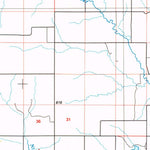 United States Geological Survey Foss Reservoir, OK-TX (1984, 100000-Scale) digital map
