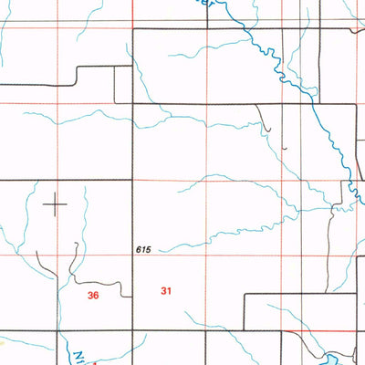 United States Geological Survey Foss Reservoir, OK-TX (1984, 100000-Scale) digital map