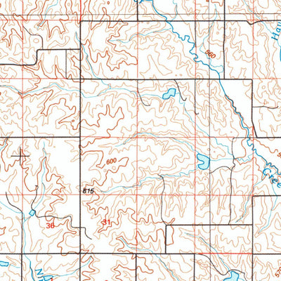 United States Geological Survey Foss Reservoir, OK-TX (1990, 100000-Scale) digital map