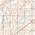United States Geological Survey Foss Reservoir, OK-TX (1990, 100000-Scale) digital map