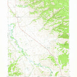 United States Geological Survey Fossil Canyon, ID (1970, 24000-Scale) digital map