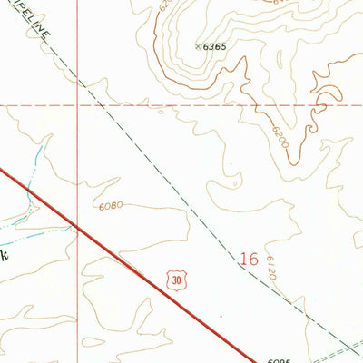United States Geological Survey Fossil Canyon, ID (1970, 24000-Scale) digital map