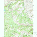 United States Geological Survey Fossil Hill, WY (1953, 24000-Scale) digital map