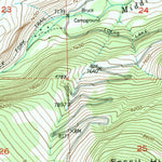 United States Geological Survey Fossil Hill, WY (1953, 24000-Scale) digital map