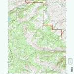 United States Geological Survey Fossil Hill, WY (1991, 24000-Scale) digital map