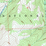 United States Geological Survey Fossil Hill, WY (1991, 24000-Scale) digital map