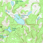 United States Geological Survey Fossil Lake, MT-WY (1991, 24000-Scale) digital map