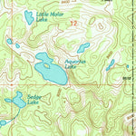 United States Geological Survey Fossil Lake, MT-WY (2000, 24000-Scale) digital map