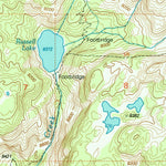 United States Geological Survey Fossil Lake, MT-WY (2000, 24000-Scale) digital map