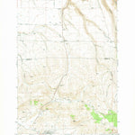 United States Geological Survey Fossil North, OR (1970, 24000-Scale) digital map
