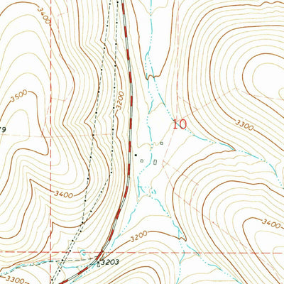United States Geological Survey Fossil North, OR (1970, 24000-Scale) digital map