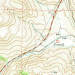 United States Geological Survey Fossil North, OR (1970, 24000-Scale) digital map