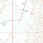 United States Geological Survey Fossil Peak, NV (1970, 24000-Scale) digital map