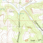 United States Geological Survey Fossil South, OR (1987, 24000-Scale) digital map