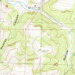 United States Geological Survey Fossil South, OR (1987, 24000-Scale) digital map