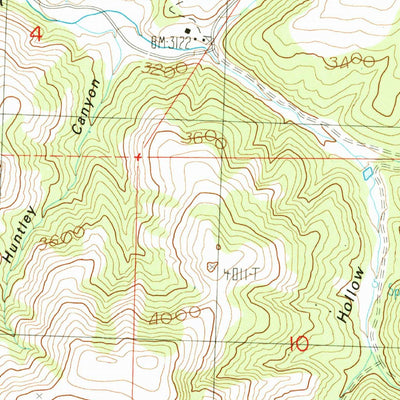 United States Geological Survey Fossil South, OR (1987, 24000-Scale) digital map