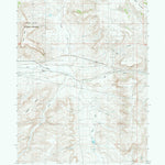 United States Geological Survey Fossil, WY (1985, 24000-Scale) digital map