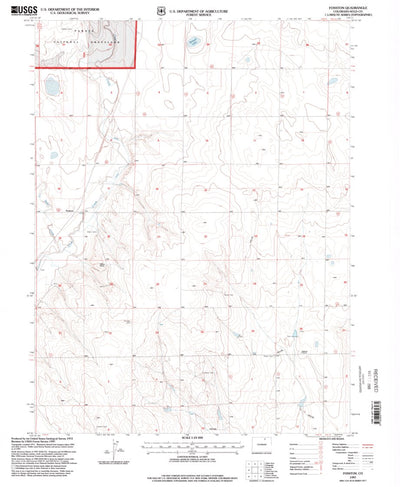 United States Geological Survey Fosston, CO (1997, 24000-Scale) digital map