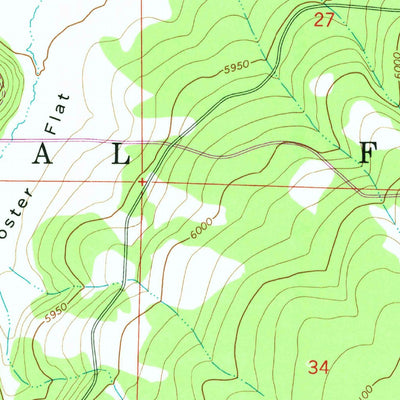 United States Geological Survey Foster Butte, OR (1966, 24000-Scale) digital map