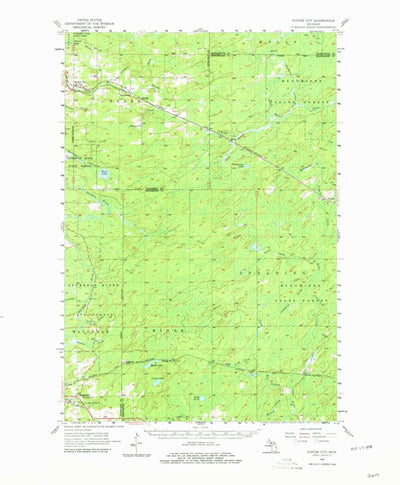 United States Geological Survey Foster City, MI (1956, 62500-Scale) digital map