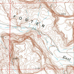 United States Geological Survey Foster Coulee, WA (1968, 24000-Scale) digital map