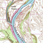 United States Geological Survey Foster Island, CA (1950, 24000-Scale) digital map