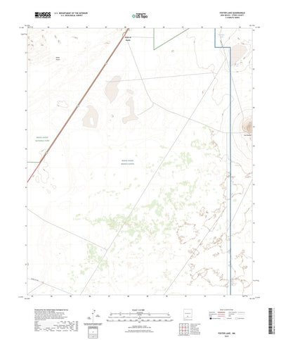 United States Geological Survey Foster Lake, NM (2023, 24000-Scale) digital map