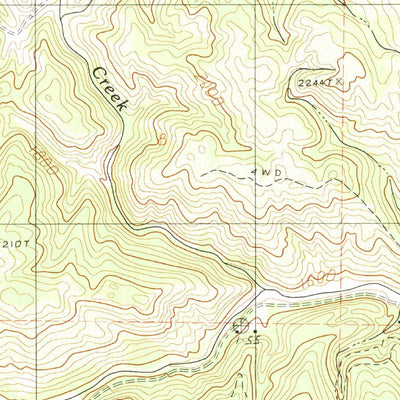 United States Geological Survey Foster Mountain, CA (1991, 24000-Scale) digital map