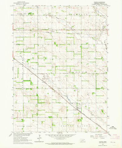 United States Geological Survey Foster, NE (1963, 24000-Scale) digital map