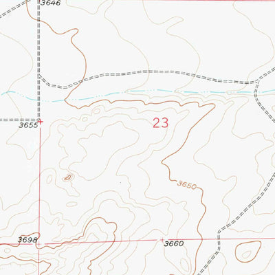 United States Geological Survey Foster Ranch, NM (1957, 24000-Scale) digital map