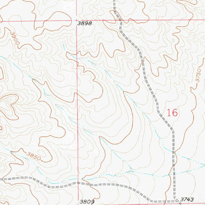 United States Geological Survey Foster Ranch, NM (1957, 24000-Scale) digital map