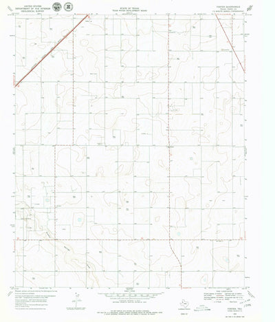 United States Geological Survey Foster, TX (1969, 24000-Scale) digital map