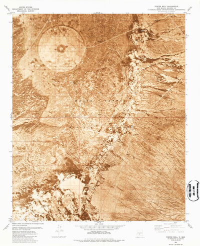 United States Geological Survey Foster Well, NM (1981, 24000-Scale) digital map