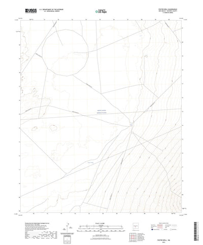 United States Geological Survey Foster Well, NM (2023, 24000-Scale) digital map