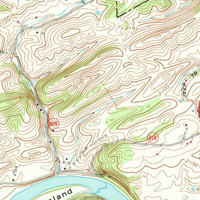 United States Geological Survey Fosters Falls, VA (1965, 24000-Scale) digital map