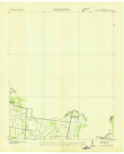 United States Geological Survey Fosterville, TN (1936, 24000-Scale) digital map
