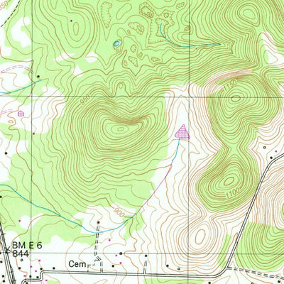 United States Geological Survey Fosterville, TN (1949, 24000-Scale) digital map