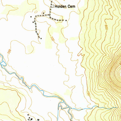United States Geological Survey Fosterville, TN (1951, 24000-Scale) digital map