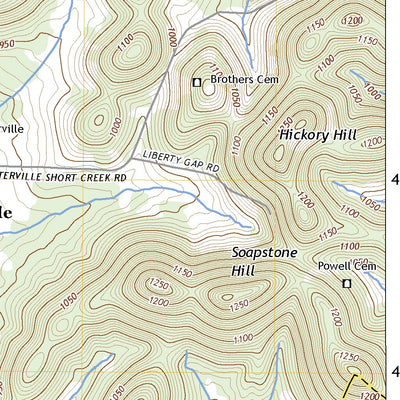 United States Geological Survey Fosterville, TN (2022, 24000-Scale) digital map