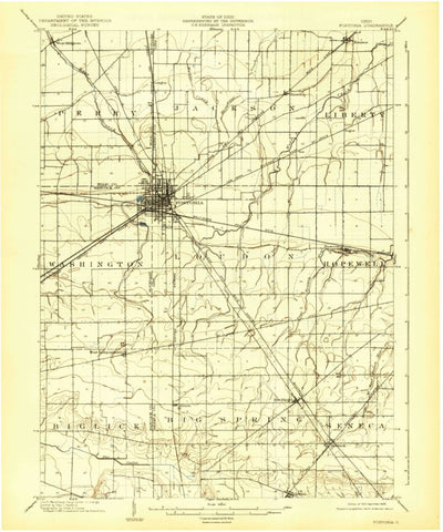 United States Geological Survey Fostoria, OH (1903, 62500-Scale) digital map