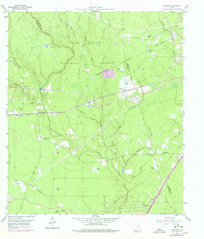 United States Geological Survey Fostoria, TX (1958, 24000-Scale) digital map