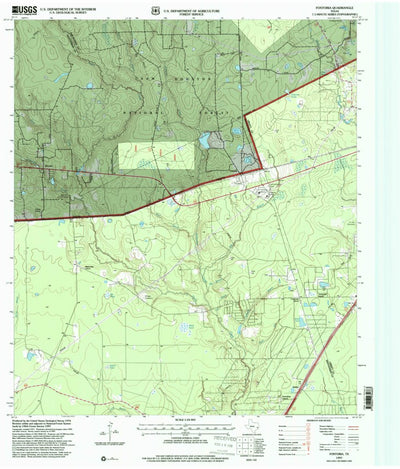 United States Geological Survey Fostoria, TX (1997, 24000-Scale) digital map