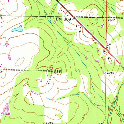 United States Geological Survey Fouke, AR (1952, 24000-Scale) digital map